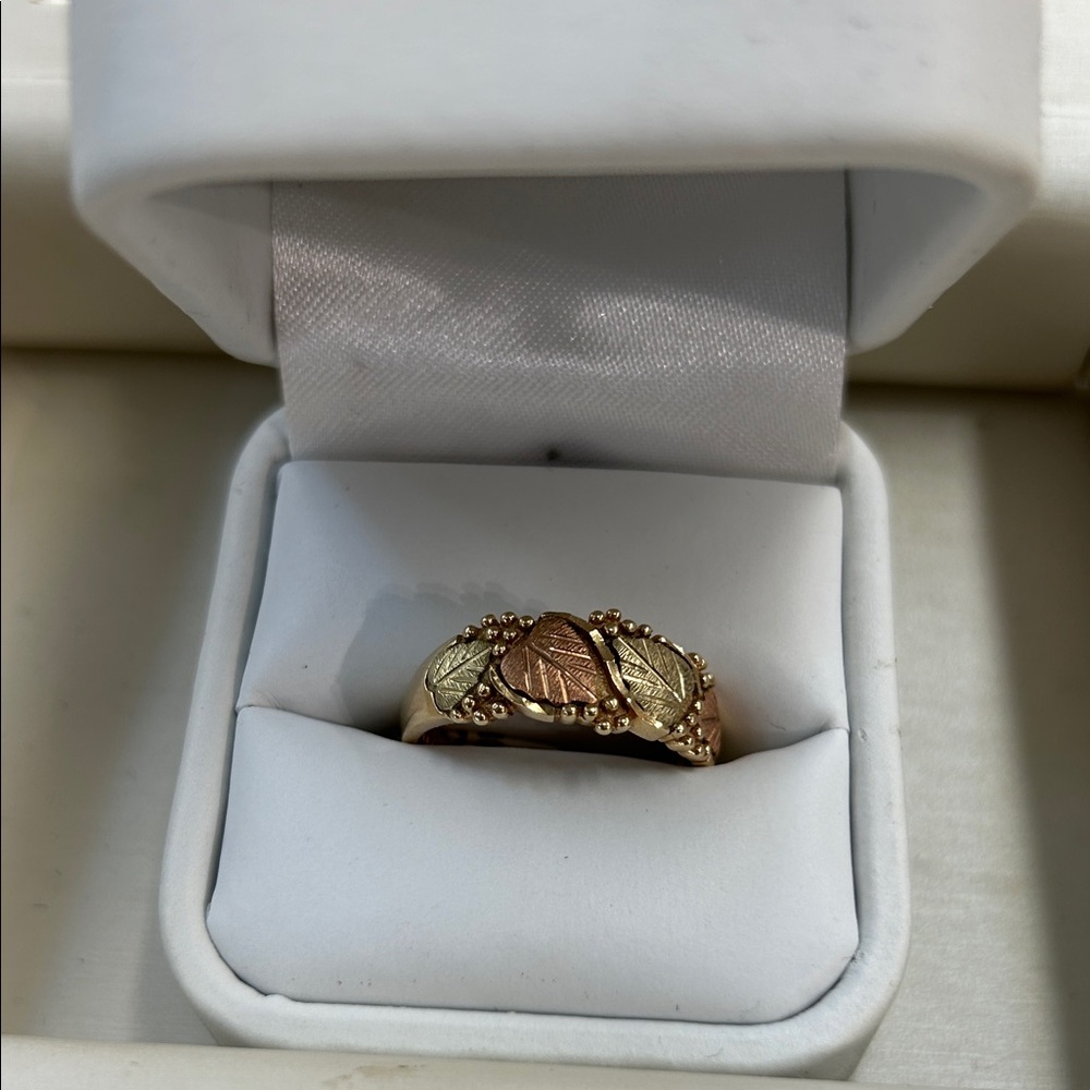 425094 10k Black hills gold Men's Ring